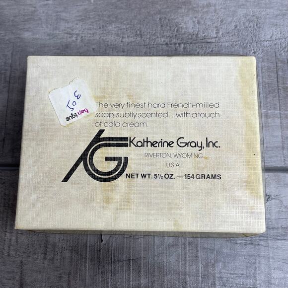 NOS Vintage SCROOGE Box Set of 2 French Milled Soap by Katherine Gray - Picture 4 of 5